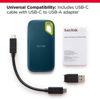 SanDisk External SSD V2 Extreme Portable 1050MB/S (SDSSDE61-2T00-G25) 2TB