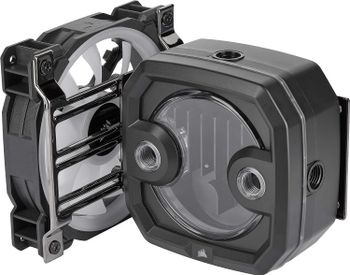 Corsair Hydro X Series, Xd3 Rgb Pump/Reservoir Combo (High-Performance Xylem Ddc Pwm Pump, Controlled, Compact Form Factor, Intergrated Reservoir, Customisable Lighting), Black