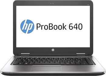 HP ProBook 640 G2 14 Inch Screen Display 6th Generation Core i5 500GB HDD - 4GB RAM - Silver/Black