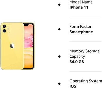 Apple iPhone 11 64 GB - Yellow