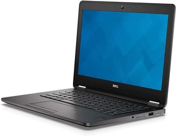 ديل لاتيتيود E7270 12.5 بوصة i7-6th i7 6600U 8 جيجابايت رام 256 جيجابايت SSD إنتل جرافيك أسود