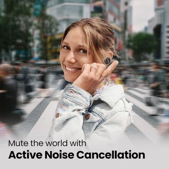 JBL New Tune 230NC TWS | Active Noise Cancellation Earbuds (Upto 40dB) APP - Adjust EQ for Extra Bass | Massive 40Hrs Playtime | Legendary Sound | 4Mics for Clear Calls | BT 5.2 (White)