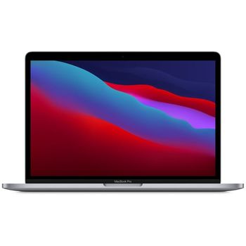 Apple MacBook Pro Laptop 17,1 A2338(13-Inch, M1 Chip, 2020)With Touch Bar and Touch ID, 8GB RAM, 256GB SSD ,ENG/ARB KB Space Gray,