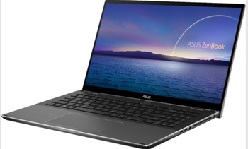 Asus ZenBook Flip 15 x360 Q528EH 15.6" FHD Touchscreen Laptop, Intel Core i7-1165G7, 16GB Ram, 256GB SSD, 4GB NVIDIA GTX 1650 Max-Q, Windows 11 Home, English Keyboard - Grey