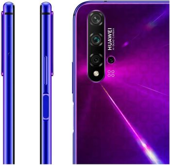 Huawei Nova 5T Dual-SIM 128GB + 6GB RAM Factory Unlocked 4G/LTE Smartphone (Midsummer Purple) - International Release