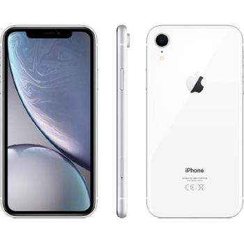 ابل اي فون XR (128 جيجابايت) - أبيض