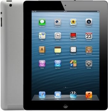 Apple iPad 2012 9.7 Inch 4th Generation Wi-Fi + Cellular 16GB - Black