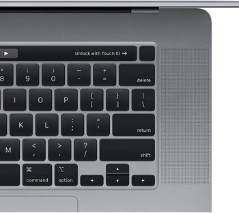 Apple MacBook Pro 2019 16,1 A2141, 16-inches Touch Bar, Core i7-9th Generation 2.6GHz, 16GB RAM 512GB SSD 1.5GB VRAM, 4GB AMD Radeon Pro 5300M, English/Arabic KB - Space Gray