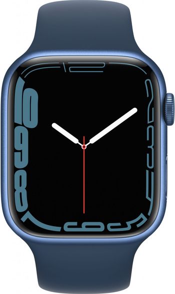 Apple Watch Series 7 (45mm, GPS + Cellular) Midnight Aluminum Case with Midnight Sport Band