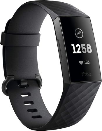 Fitbit Charge 3 Fitness Activity Tracker - Graphite Black