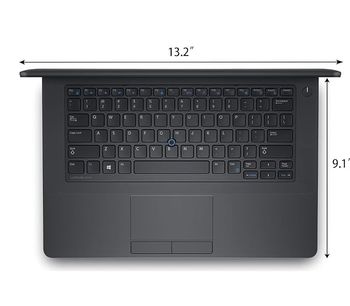 Dell Latitude E5470 HD Business Laptop Notebook PC (Intel Core i5-6300U, 8GB Ram, 256GB Solid State SSD, HDMI, Camera, WiFi, SC Card Reader) English Keyboard Win 10 Pro