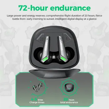 Lenovo Thinkplus XT85II Bluetooth Earphone Wireless Headphones Waterproof Earbuds TWS Low Latency HD Call Dual With Mic Gaming Headset Black