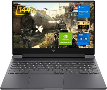 HP Victus 16-R0073 Gaming Core i7-13700HX 13th Generation -  1TB SSD - 32GB RAM - 16.1 Inch Display - (1920x1080) 144Hz IPS - NVIDIA® RTX 4060 8192MB - RGB Backlit Keyboard - Win 11 - Silver