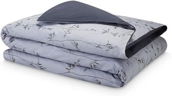 Calvin Klein Home Dusk Wild Flower Duvet Cover Set-King-Night Sky