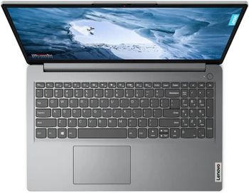 Lenovo IdeaPad 1 with 15.6 Inch FHD Display - AMD Ryzen 5-7520U - 8GB RAM - 512GB SSD - Integrated AMD Radeon  Graphics Windows 11 - English / Arabic Keyboard - Gray