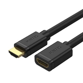 يونيتك 4K كابل تمديد HDMI عالي السرعة 60 هرتز، أسود، 3 متر،Y-C166K