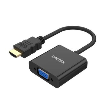 يونيتيك محول HDMI إلى VGA مع 3.5 ملم لصوت ستيريو