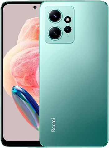 شاومي هاتف Redmi Note 12 ثنائي الشريحة باللون الأخضر النعناعي وذاكرة الوصول العشوائي (RAM) سعة 8 جيجابايت وذاكرة داخلية 256 جيجابايت يدعم تقنية 4G