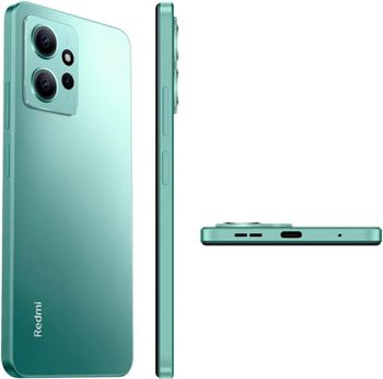 شاومي هاتف Redmi Note 12 ثنائي الشريحة باللون الأخضر النعناعي وذاكرة الوصول العشوائي (RAM) سعة 8 جيجابايت وذاكرة داخلية 256 جيجابايت يدعم تقنية 4G