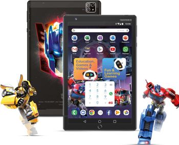 TRANSFORMERS 8” 4G Dual Sim, Calling Tablet with MS Office 32GB, 3GB RAM, Android 10 (TM-MID880T)