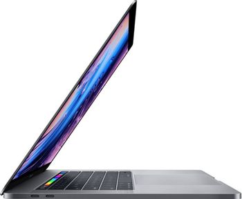 Apple MacBook Pro 15,1 A1990(15-Inch,2018) Intel core i7-2.6GHz - 16GB RAM -512 SSD - 1.5GB VRAM Touch Bar And Touch ID English / Arabic keyboard - Space Grey