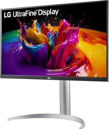 ال جي شاشة كمبيوتر الترا اتش دي 27 بوصة 27UP850N-W بتقنية IPS 4K مع شاشة فيسا HDR400 وUSB نوع C، ابيض