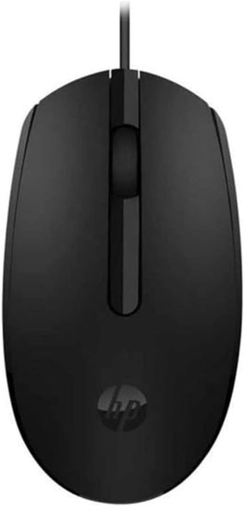 HP M10 USB Wired Mouse, Black Color