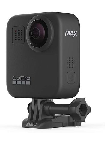 GoPro MAX - Waterproof 360 + Camera With Touch Screen Spherical 5.6K30 HD Video 16.6MP 360 Photos 1080p Live Streaming Stabilization