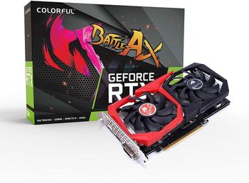 بطاقة عرض مرئي للالعاب بشريحة تعريف جيفورس RTX 2060 نفيديا 6GB من كلرفول