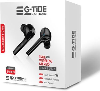 G-tide/extreme True Wireless Stereo Earbuds - Black