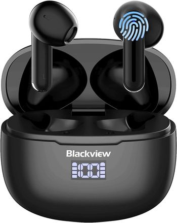 Blackview Airbuds 7 Ipx7 Waterproof Wireless Charging Tws Earbuds - Black