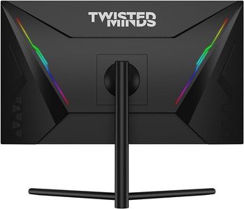 Twisted Minds 27 Inch Flat Gaming Monitor, 2k QHD 2560 x 1440, 0.5ms Response Time, HDR, 165Hz Refresh Rate, Fast IPS And GSync Supported, Experience Smooth, Blur-Free Gaming, HDMI 2.1, Black