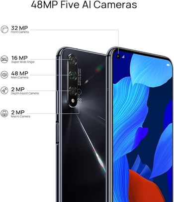 Huawei Nova 5T Dual SIM 128GB - Black