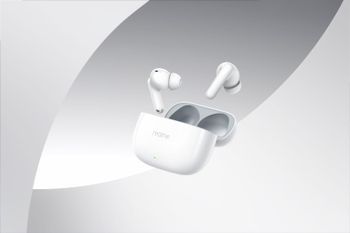 Realme Buds T300 Wireless Earphone 40 Hours Battery Life IP55 Waterproof Active Noise Cancelling Bluetooth 5.3 Headphone - Youth White