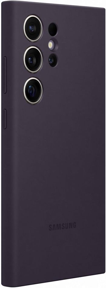 Samsung Galaxy S24 Ultra Silicone Case, Dark Violet