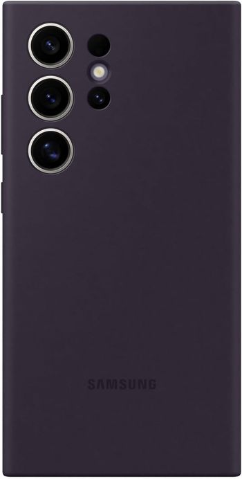 Samsung Galaxy S24 Ultra Silicone Case, Dark Violet