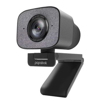 papalook Webcam  2K HDR for PC Live Gaming  1080P 60FPS with microphone, Cover, Tripod,  Stream Cam Fixed Focus -  PA930