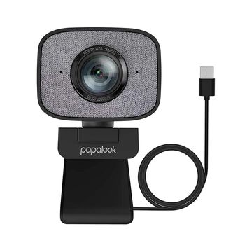 papalook Webcam  2K HDR for PC Live Gaming  1080P 60FPS with microphone, Cover, Tripod,  Stream Cam Fixed Focus -  PA930