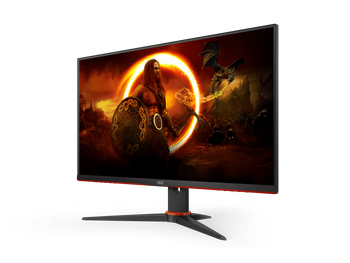 AOC 27G2SPE 27" Full HD(1920 x 1080), 165Hz Refresh Rate, 1ms MPRT, IPS Gaming Monitor with G-sync, Experience Smooth, Blur-Free Gaming with Vibrant Colors and Wide Viewing Angles - Black & Red