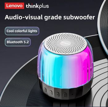 Lenovo Thinkplus K3 Plus Wireless Bluetooth Speaker Column 3D Stereo Bass Music Player Sound Bar Portable Speakers with Mic Hands-free