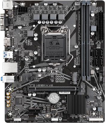 GIGABYTE Micro ATX Motherboard H510M H, S-1200, Intel H510 Express, HDMI, 64GB DDR4 for Intel