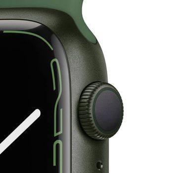 Apple Watch Series 7 41mm GPS Green Aluminum Case Clover Sport Band