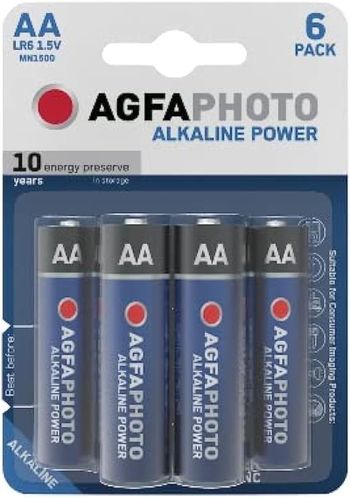 AGFAPHOTO Alkaline Long Lasting Power LR03 AAA Pack of 2 Batteries - 1.5V