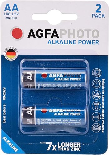 AGFAPHOTO Alkaline Long Lasting Power LR06 AA Pack of 6 Batteries - 1.5V