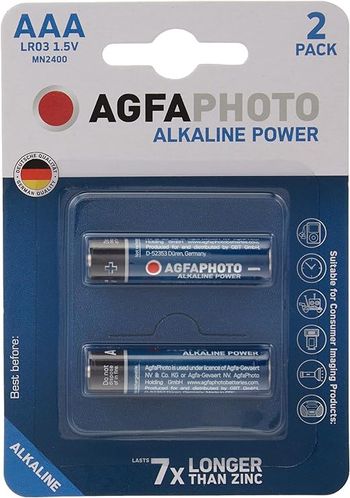 AGFAPHOTO Alkaline Long Lasting Power LR03 AAA Pack of 6 Batteries - 1.5V