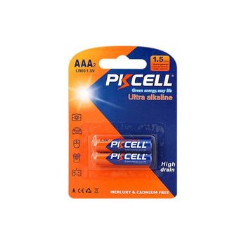 PKCELL AAA 1.5v Ultra Alkaline High Drain Heavy Duty LR03 - Pack of 4