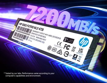 HP EX900 PLUS M.2 PCIe 3.0 x4 NVMe 3D TLC NAND / Internal SSD 2TB