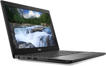 DELL Latitude 7290 Lightweight Business Laptop, Core i7-8650U CPU, 8GB DDR4 RAM, 256GB SSD M.2 HDD, 12.5 inch Full HD Display, Windows 10 Professional keyboard English/Arabic - Black