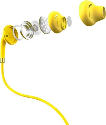 Energy Sistem Style 2+ In-Ear Headphones with Bass Boost, Microphone, Call Control, Cushions Wired - Vanilla