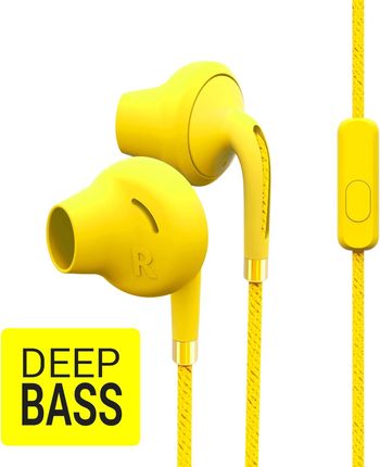 Energy Sistem Style 2+ In-Ear Headphones with Bass Boost, Microphone, Call Control, Cushions Wired - Vanilla